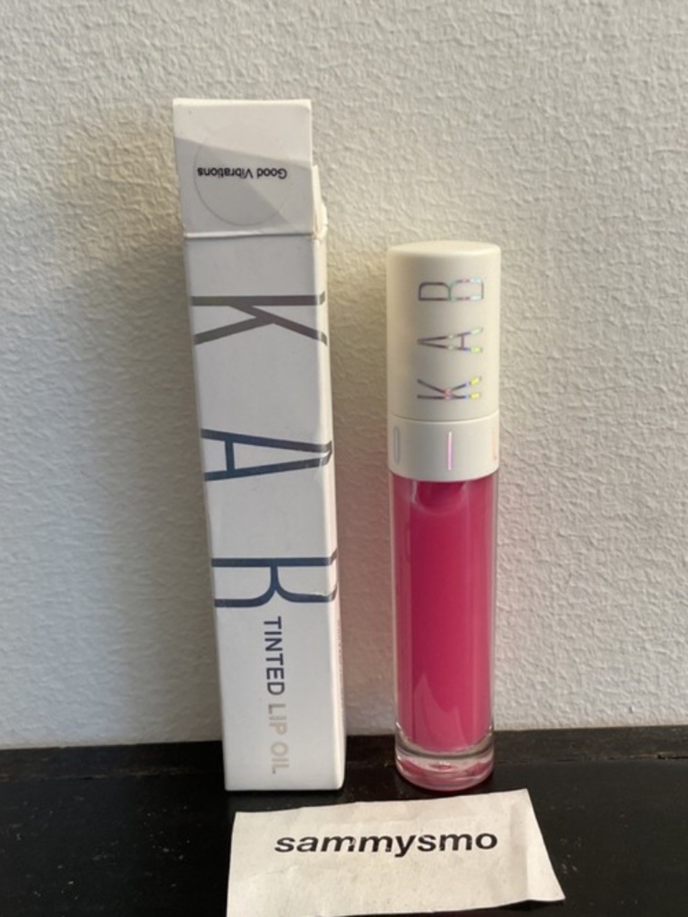 KAB Cosmetics Tinted Lip Oil Good Vibrations full size 6 g/ .2oz